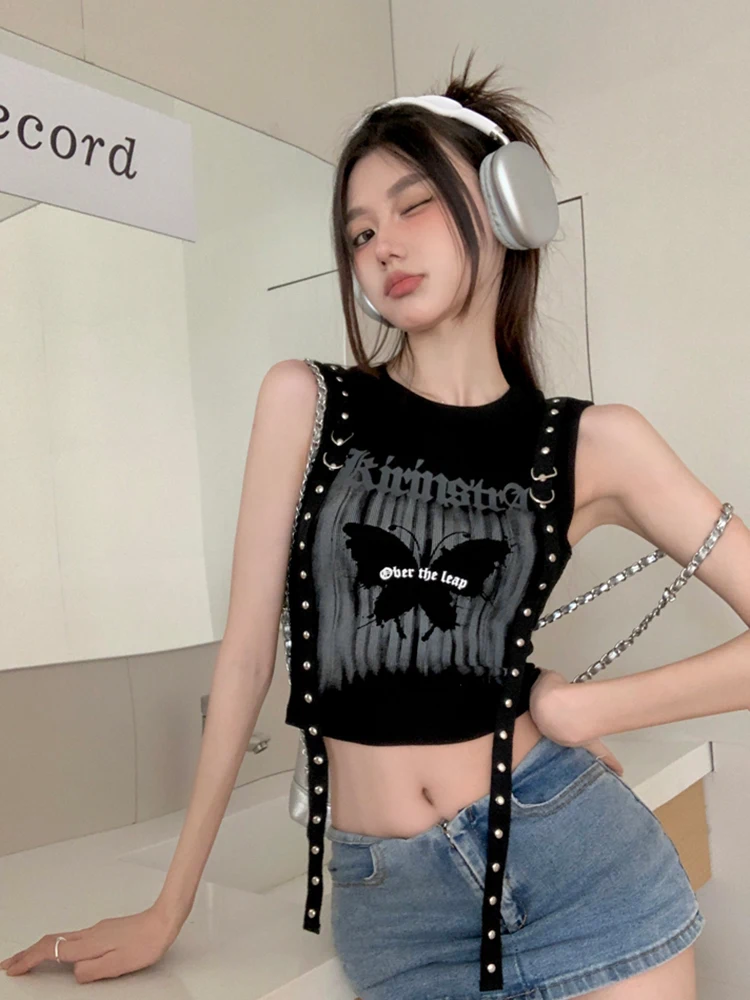 تي شيرت Dopne Jazz Dance للسيدات بقصة ضيقة لمهرجان الموسيقى Sle Y2K Design ort Sve round Ne Cotton Blend Top