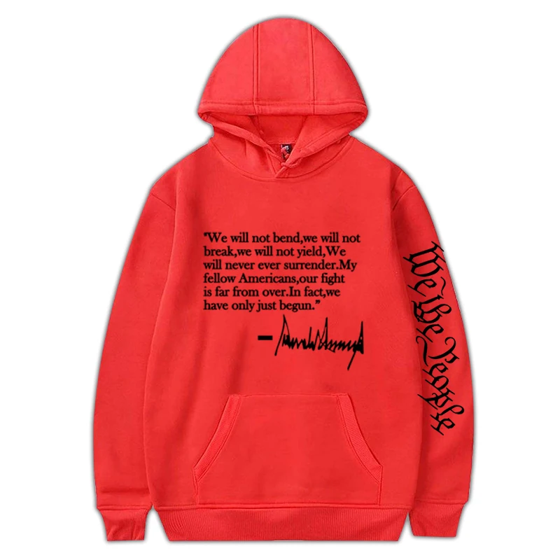 Donald Trump President 2024 Sweatshirt, Together We Make America Trump Speech, Maga Republican,Harajuku Casual Streetwear,Unisex