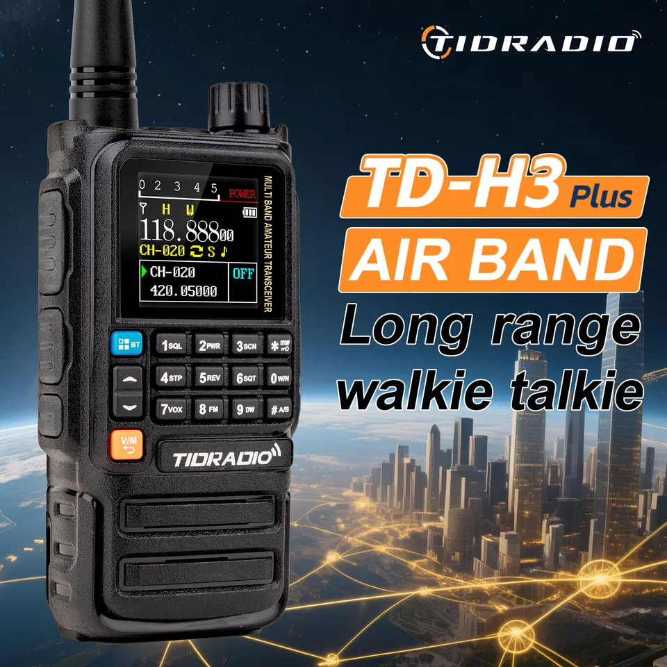 TIDRADIO H3 Plus Global Walkie Talkie Repeater Bluetooth