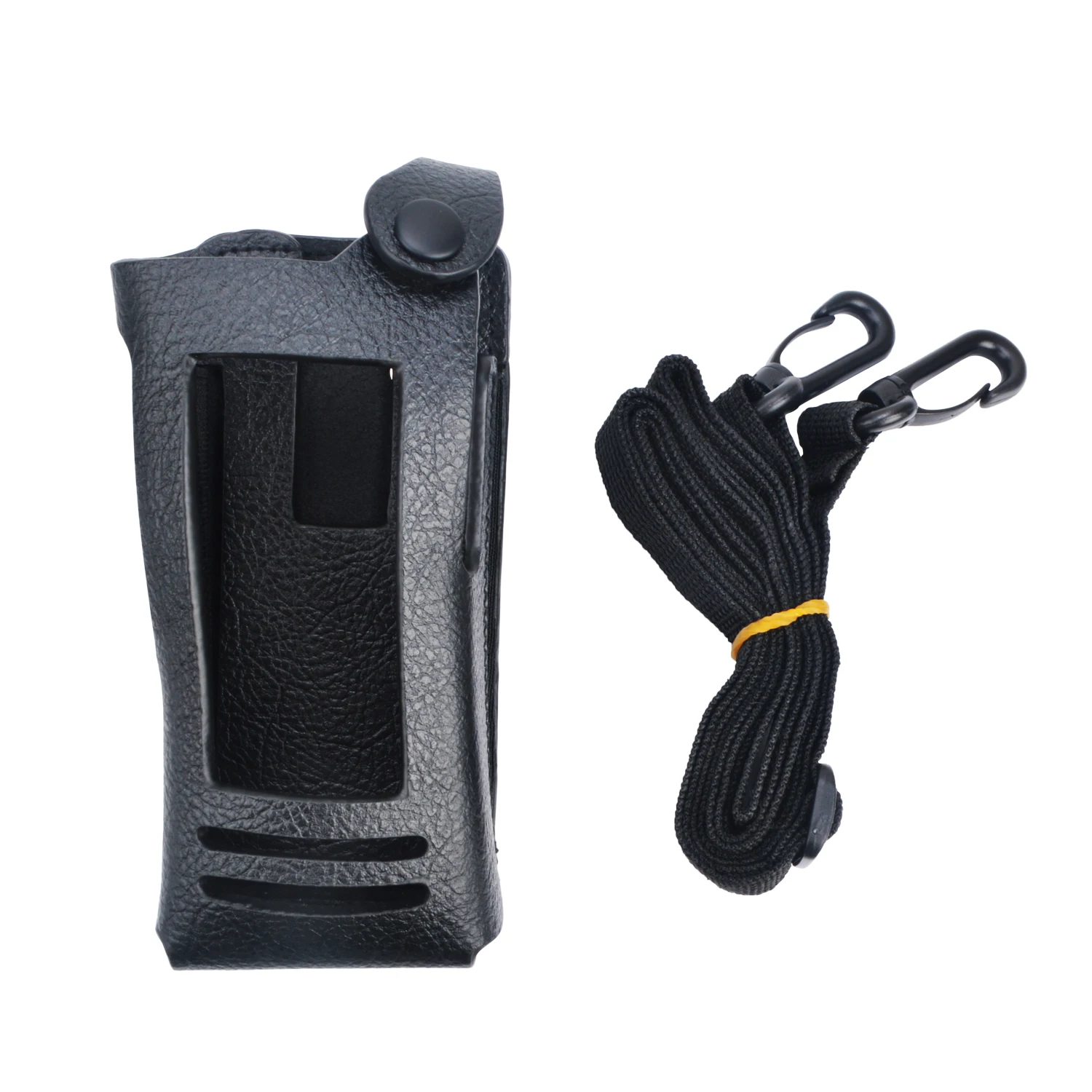 

Walkie Talkie PMLN5021C Hard Leather Carry Case with 3" Fixed Belt Loop for MOTOTRBO XPR6550 XPR6550PLUS XiR P8268 DP3400 Radio