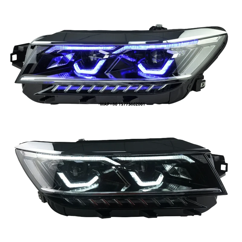 

2 Pieces for VW Passat B8 B8.5 2019-2021 Front Light Upgrade LED Headlight Dynamic Signal Projector Car Accessories