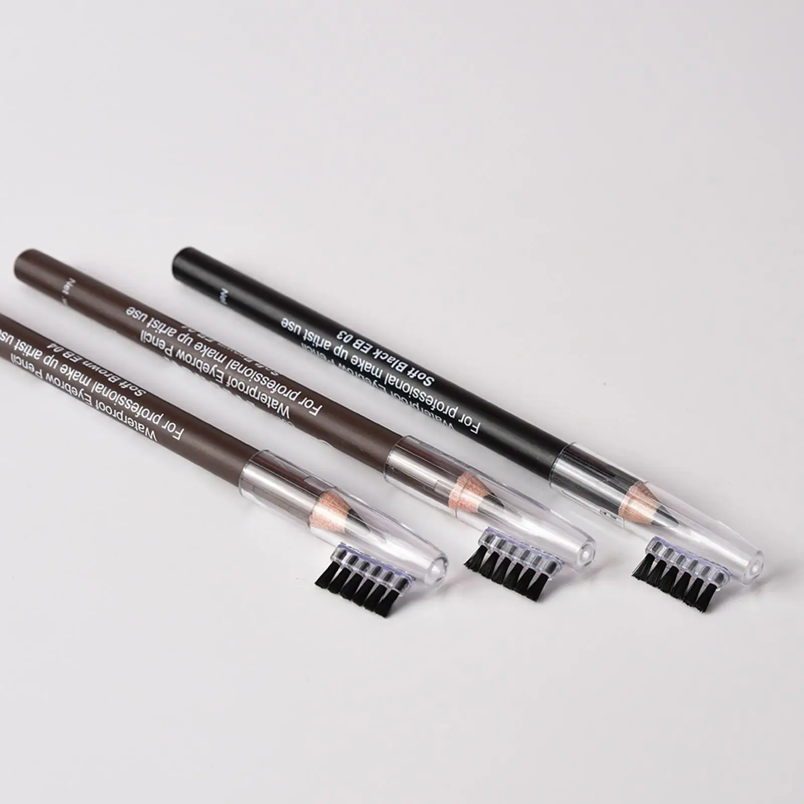 Brow Pencil Waterproof Proffessionals Beginners Portable Multifunction Eyebrow Pencil for Family Female Women Girlfriend Male