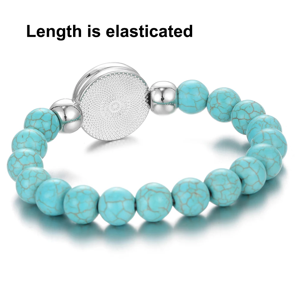 Aromatherapy Beaded Bracelet Aroma Jewelry Essential Oil Bracelet Elastic Beads Bracelet Perfume Aroma Diffuser Locket Bracelets