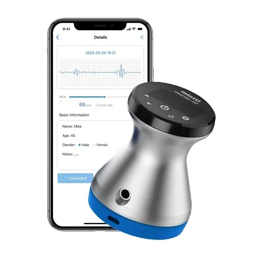 

Minttihealth цифровой звук сердца и легких электронный портативный стетоскоп с EMR