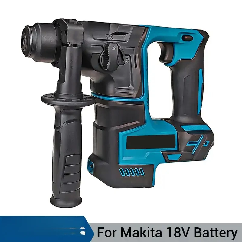 Brushless Electric Hammer Drill 4800ipm Rechargeable Cordless Rotary Hammer Drilling and Chiseling Tool for 18V Battery