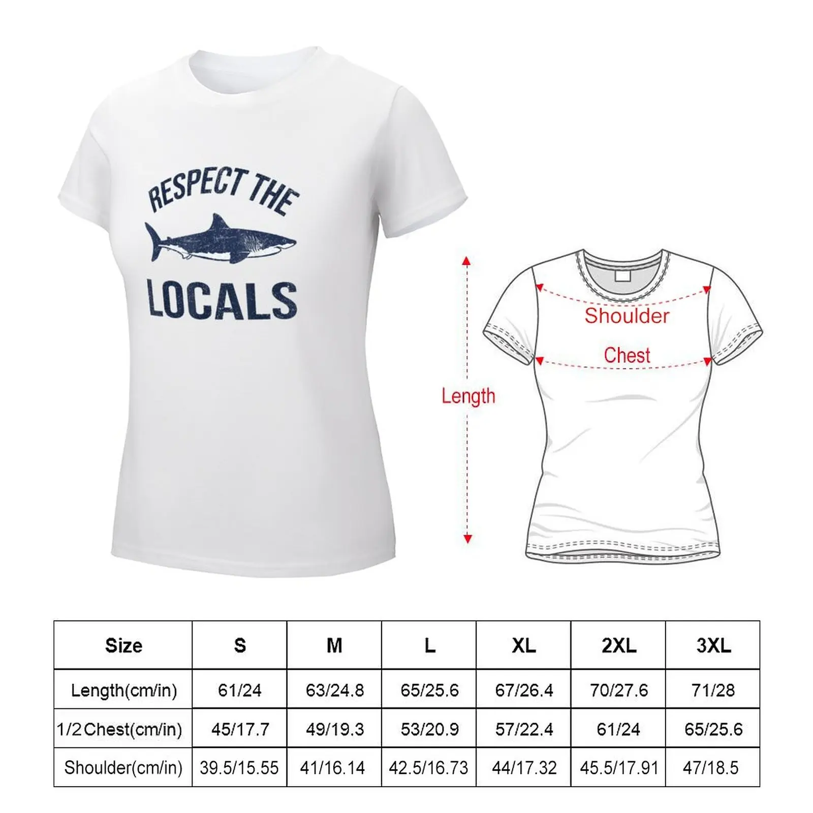 Respect The Locals vintage T-shirt aesthetic clothes tees summer tops spring clothes Women 2024