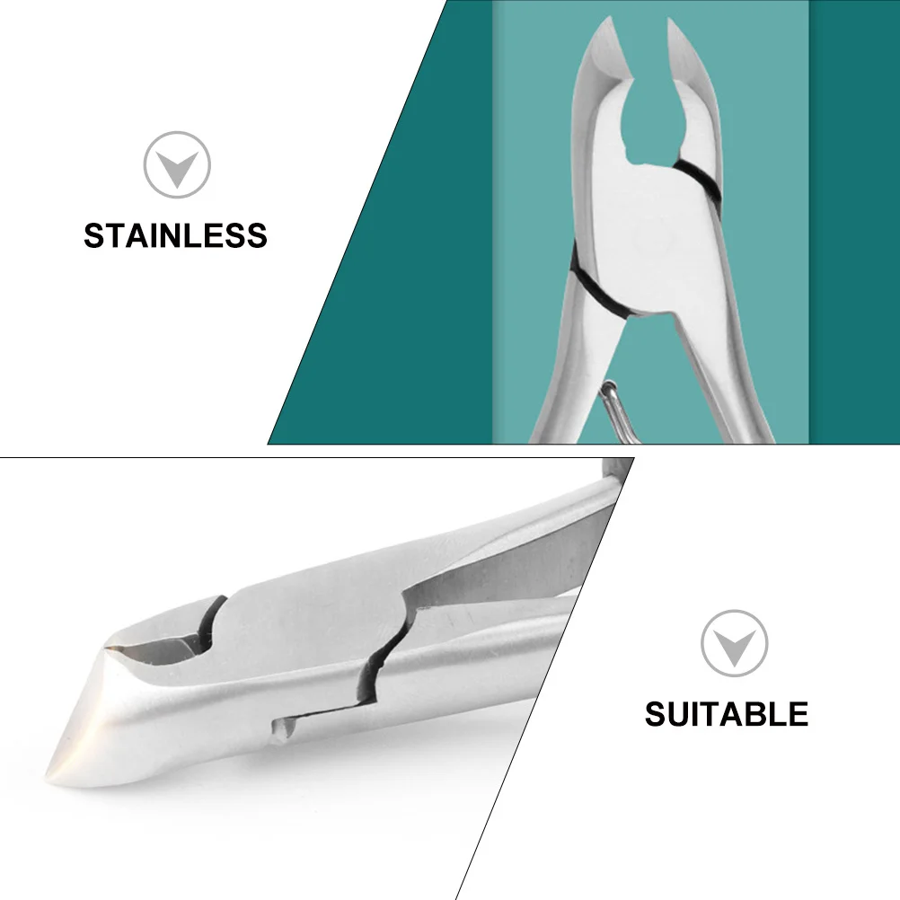 

Heavy Duty Toenail Clipper Stainless Steel Ingrown Nail Trimmer Set Manicure Pedicure Tool for Foot Nail Maintenance