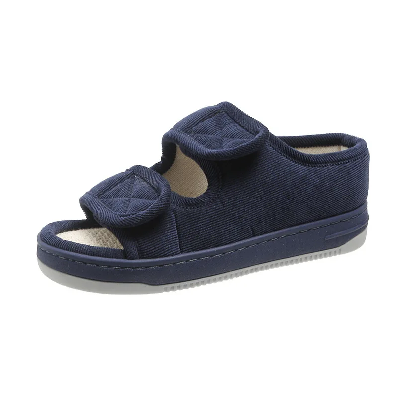 صنادل لمرضى السكري مفتوحة من الأمام، أحذية لمرضى السكري، شباشب قابلة للتعديل، صنادل مشي قابلة للتنفس للنساء والرجال #4