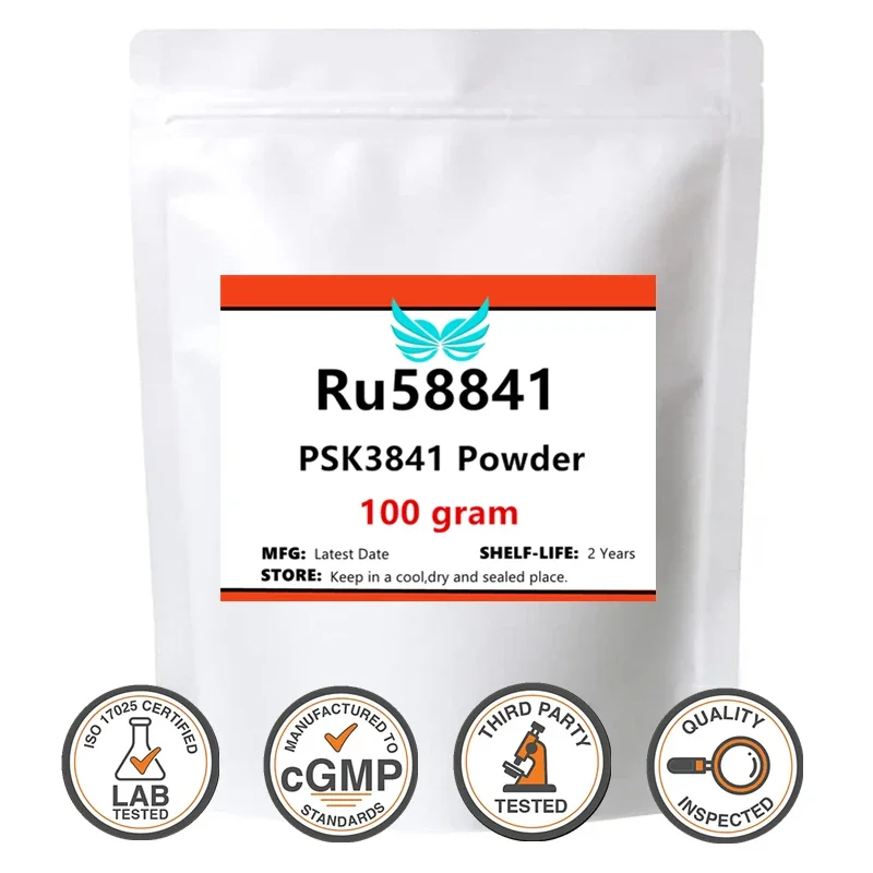 50-1000g Hair Loss Solution Ru58841 Powder PSK3841 HMR3841 CAS 154992-24-2,Free Shipping