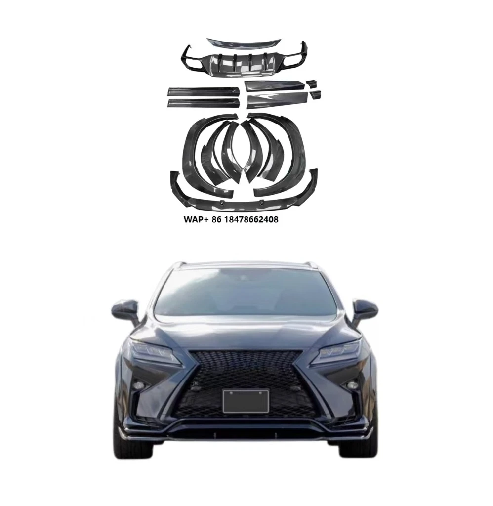 

High Quality Auto Parts for Lexus RX 16-19 Upgrade AIM Style Body Kit Front Lip Rear Diffuser Side Skirts FRP or Carbon Fiber