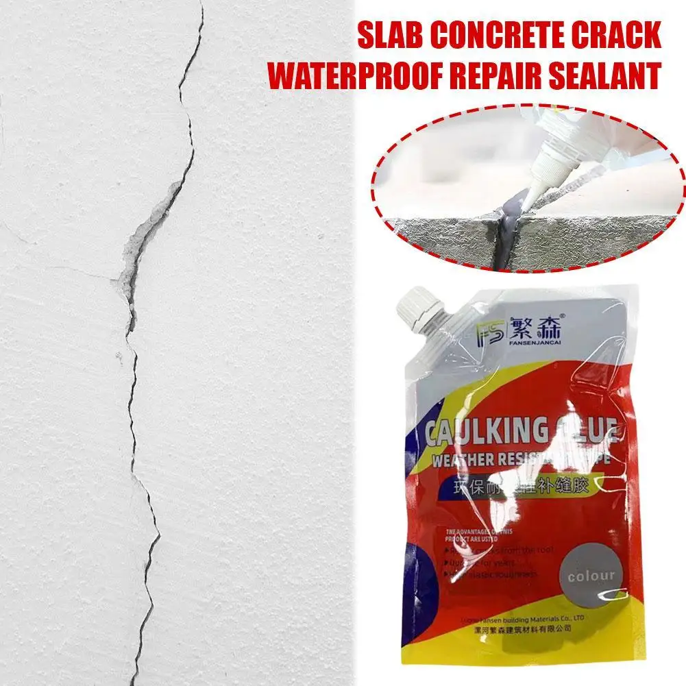 

500g Cement Crack Repair Sealant Glue Roof Wall Floor Leak Filling Sealing Waterproofing Materials