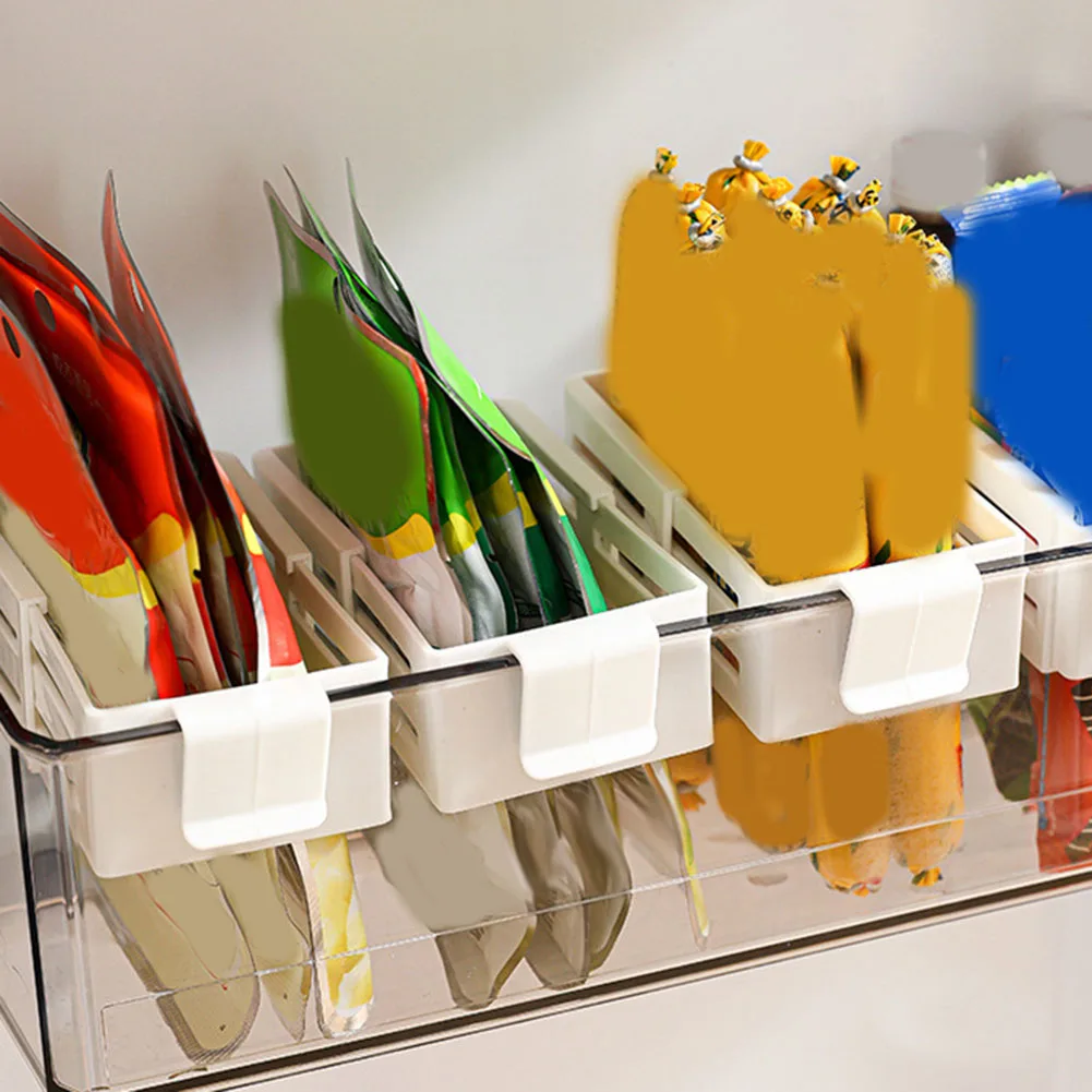 10 Pcs Retractable Drawer Organizer for Refrigerator Compartment Designed to Optimize Space and Keep Items Neat