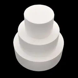 4/6/8 inch Round Cake Foam Mould Party DIY Practice Model Polystyrene Styrofoam Kitchen Accessories Flower Decor Cake Decoration