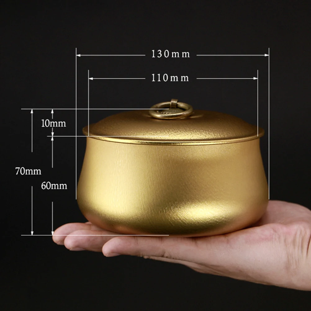 

2pcs Sealed Iron Can Mini Tea Jar Round Storage Container 125G Portable Kitchen Use Tea Box For Dry Fresh Leaves Home Gift