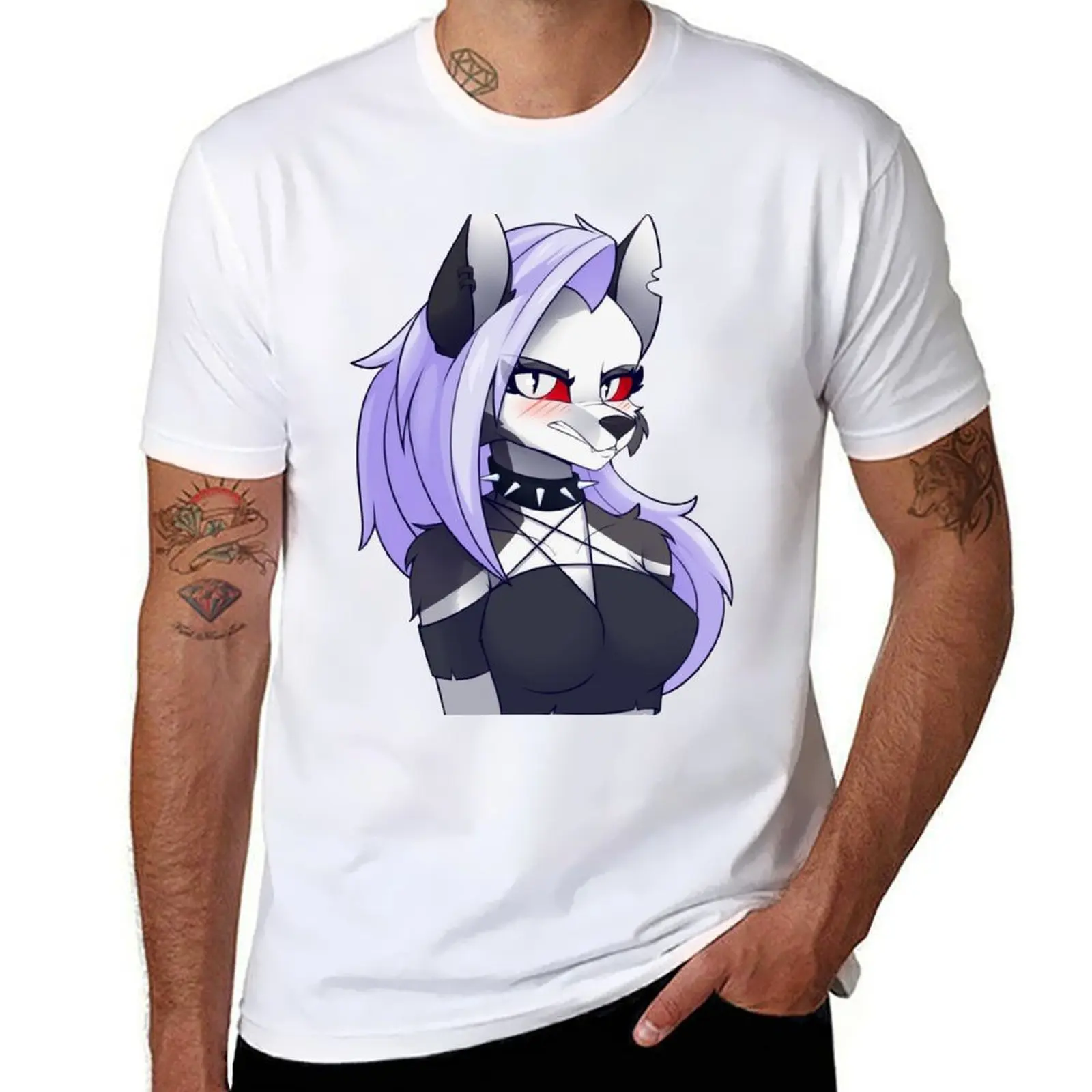 

Helluva Boss Loona T-Shirt anime t shirts for man men t shirt cotton 100% man tshirt T-Shirt