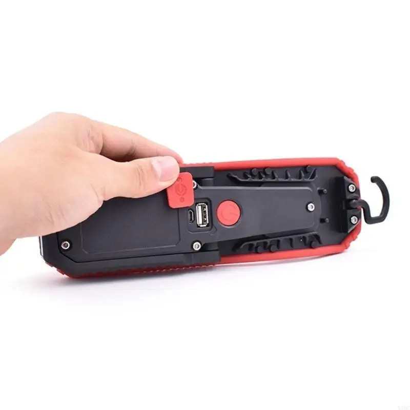 

LED Flashlight Portable USB Rechargeable Car Working Light Torches Lamp