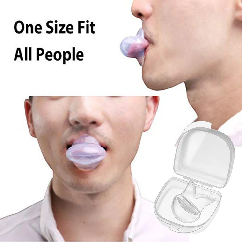 2/5pcs Transparent Silicone Tongue Retainers Snore Destroy Tool Durable Snore Prevention Equipment For Improved Sleep Quality