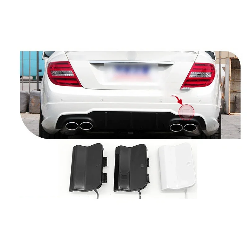 

For Mercedes Benz C-Class AMG Version Rear Bumper Trailer Cover W204 Rear Safe Towing Hook Cover 2048856223 2011-2014