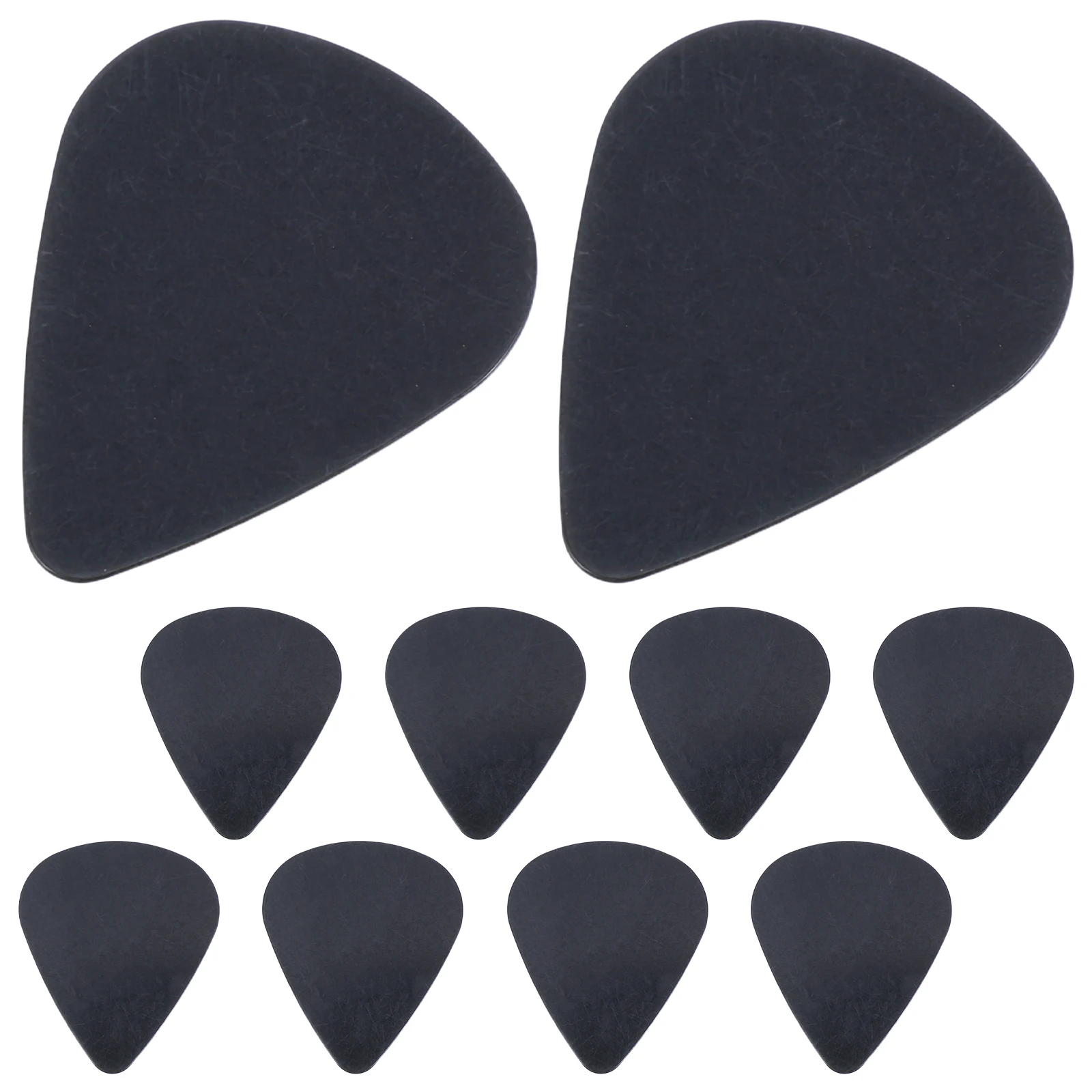 

10pcs Guitar Picks 0.5Mm Black Thin Plectrums For Acoustic Electric Bass Guitars Beginners Professionals Performance
