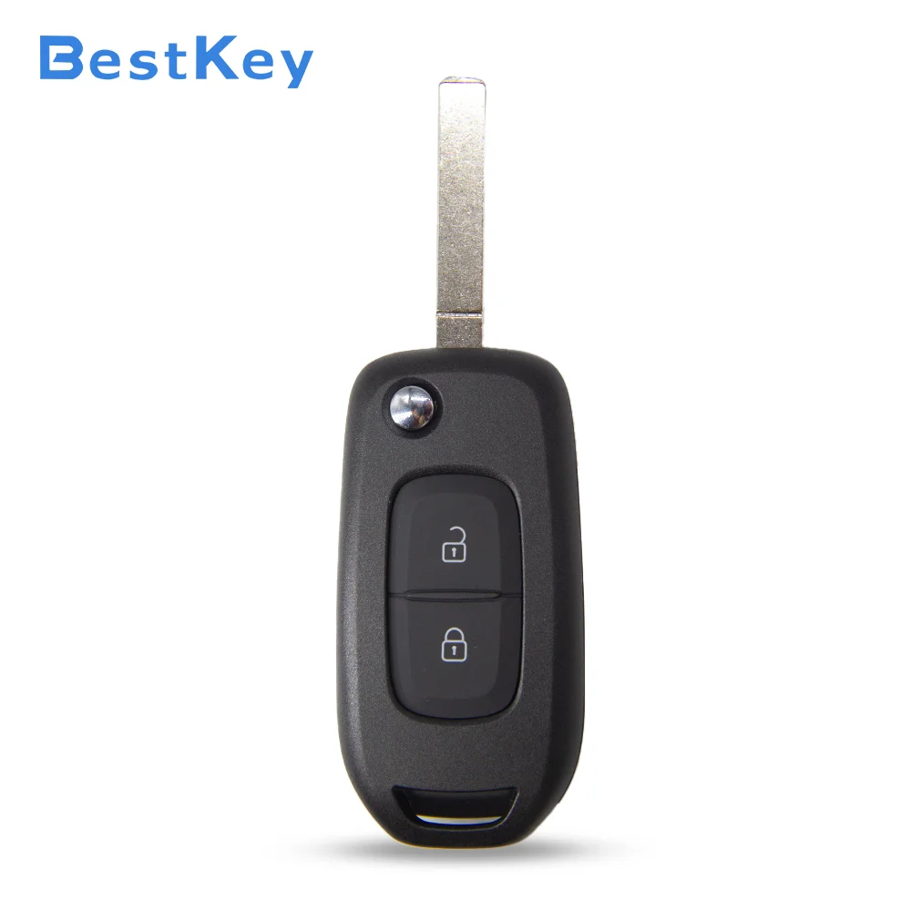 Best Key High Security Anti-Scan Flip Remote Key VA2 HU136 433MHz 4A PCF7961M Chip Wholesale for Renault 2013-2022 Vehicles