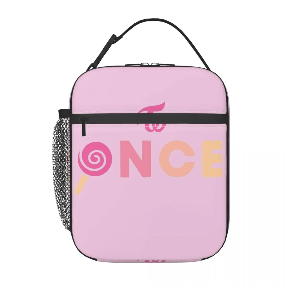 ONCE TWICE Kpop Fan bolsa de almuerzo aislada, accesorios de regalo, bolsa de almacenamiento de alimentos de viaje, fiambreras térmicas portátiles