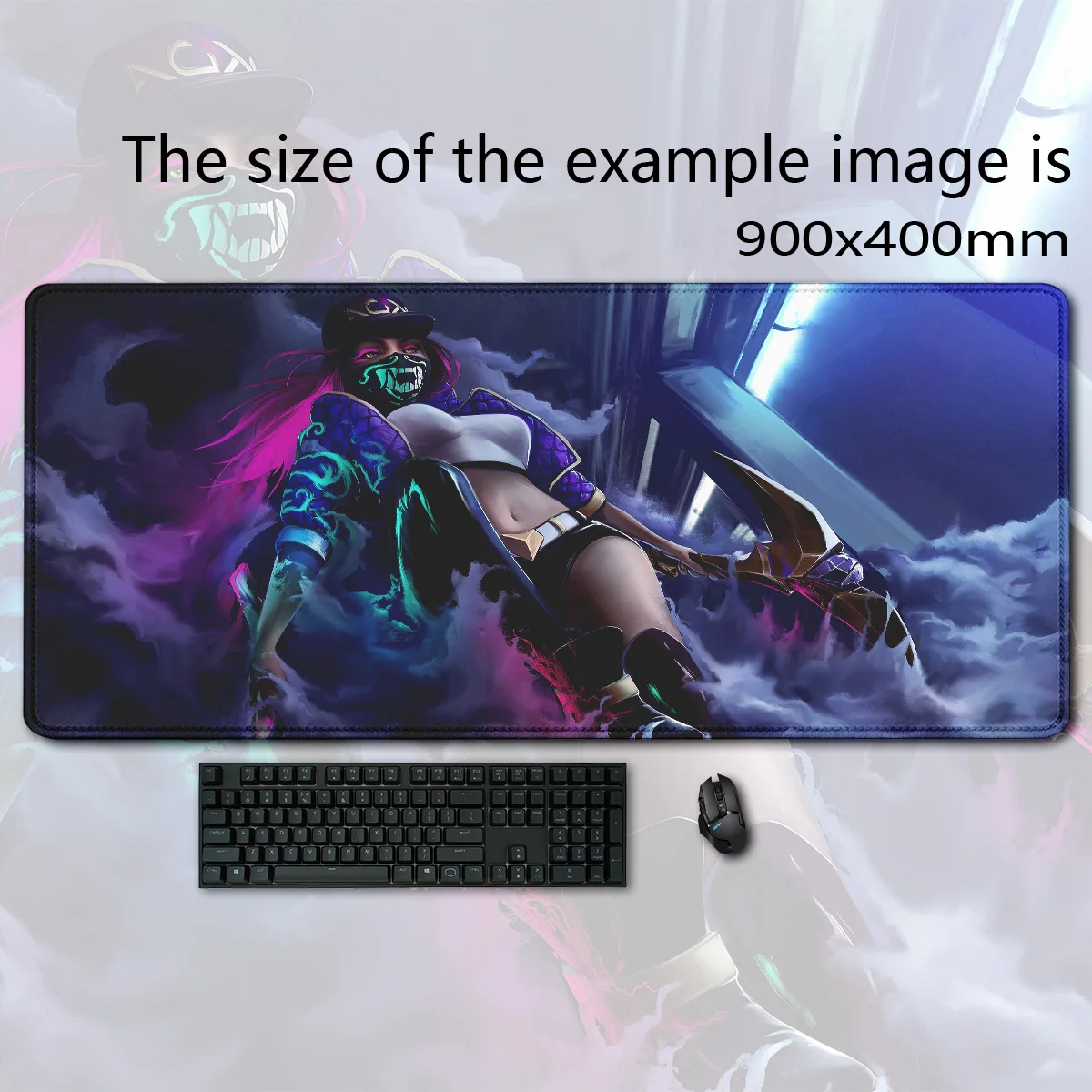 

League of Legends Large Mouse Pad GamerLOL Cabinet Keyboard Deskmat Cartoon Arcane Gaming Accessories Computer Jinx Mousepad Xxl