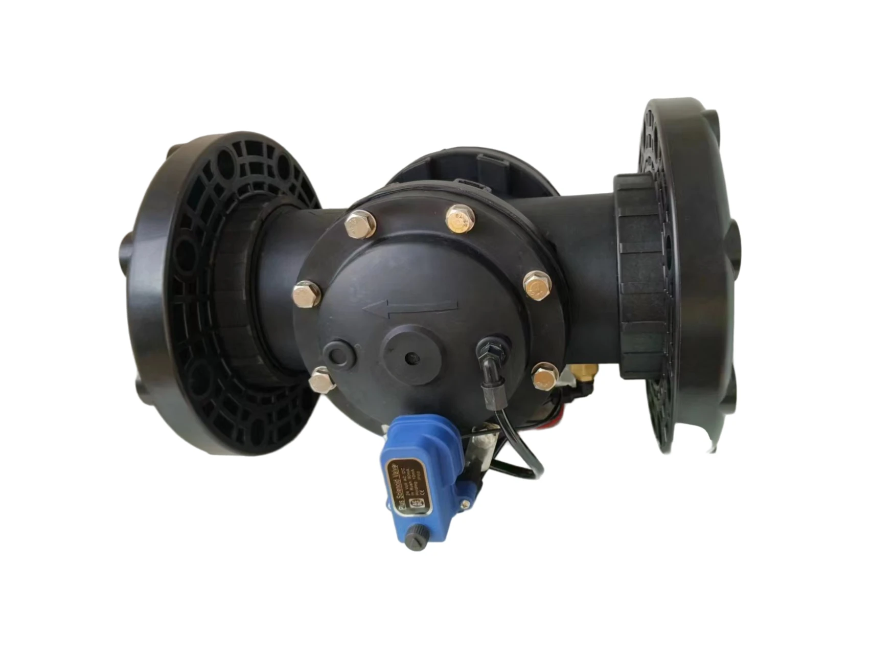 Sprinkler 6 Inch Irrigation Electric Solenoid Control Valve Hydraulic On/off 12VDC 24VAC Plastic Valve