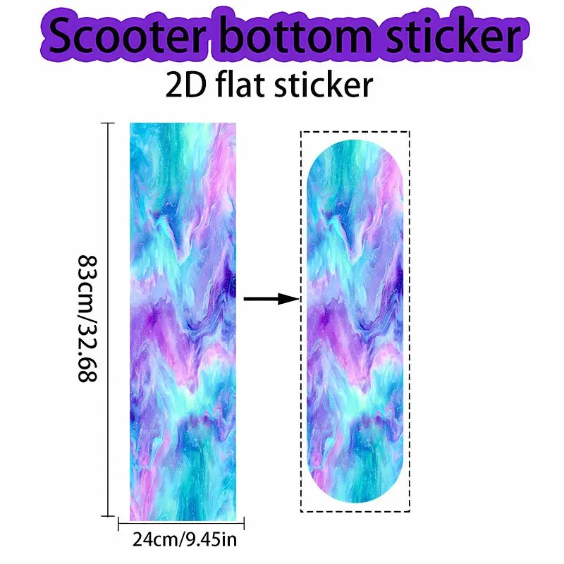 

Scooter Stickers, Scooter Bottom Stickers, Cool Scooter Bottom Stickers, Fantasy Star Theme, Great for Scooters and Scooters