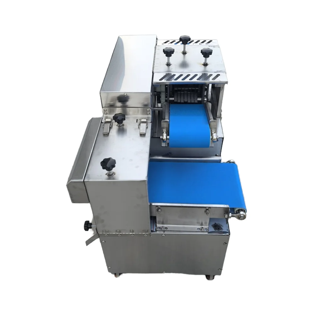 Automatic Fresh Meat Strip Cutting and Diced Machine Commercial Fresh Meat Slicing and Diced Machine Meat Strip Cutter
