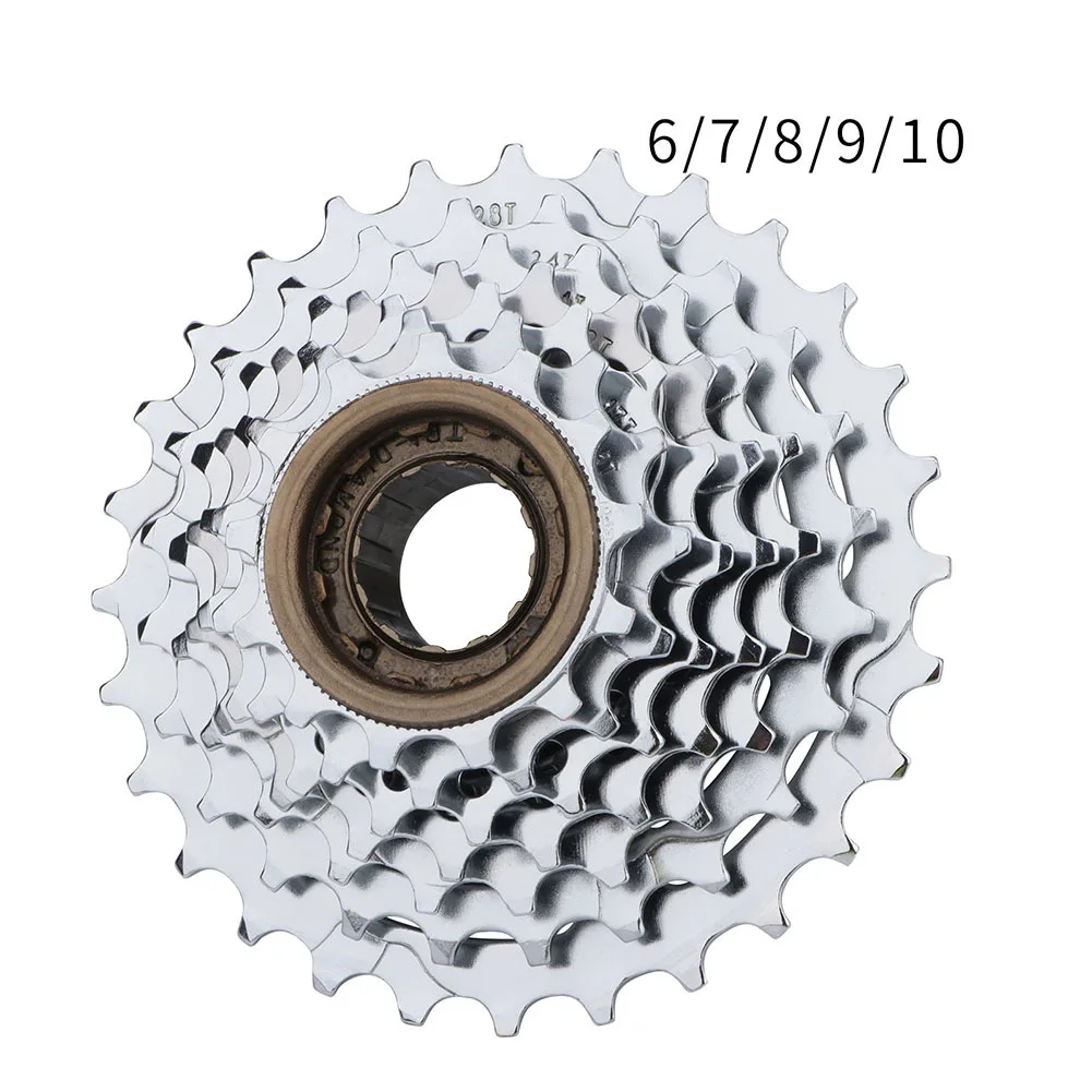 Bicycle Freewheel 6 7 8 9 10 Speed 11t-36t Mountain Bike High-strength Steel Modified Threaded Flywheel