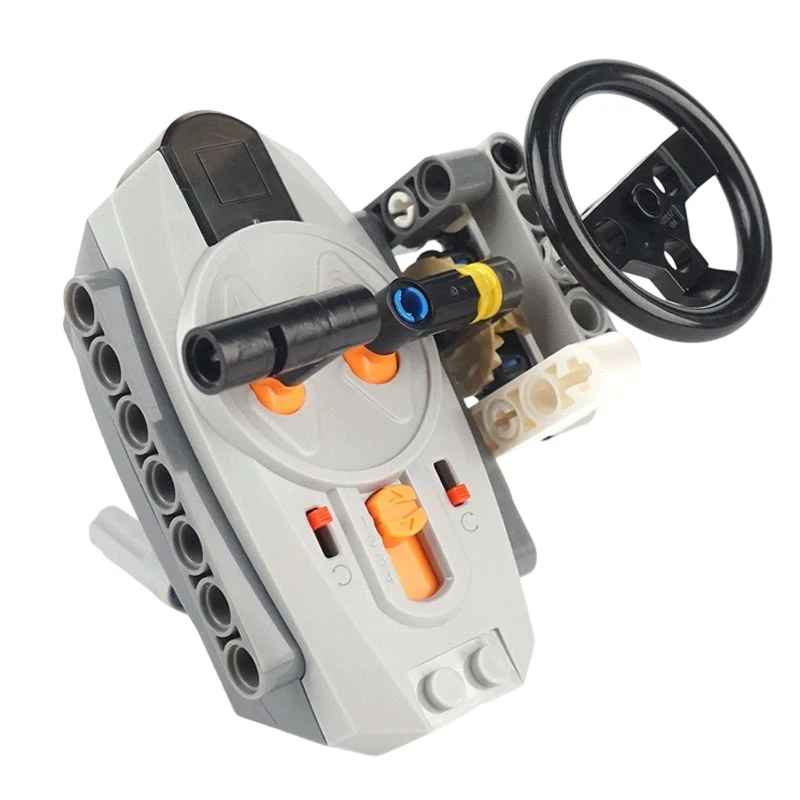 Technical Steering Wheel Speed Controller Infrared Remote Control Receiver Legoeds Compatible MOC Power Functions Toy Part 8883