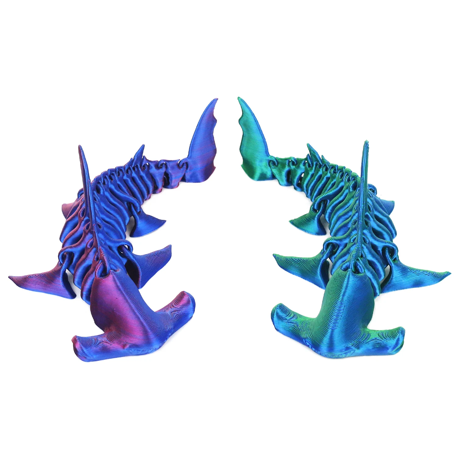 Hammer shark multi joint movable figurine model gift, home decoration decoration, children\'s toys, parent-child