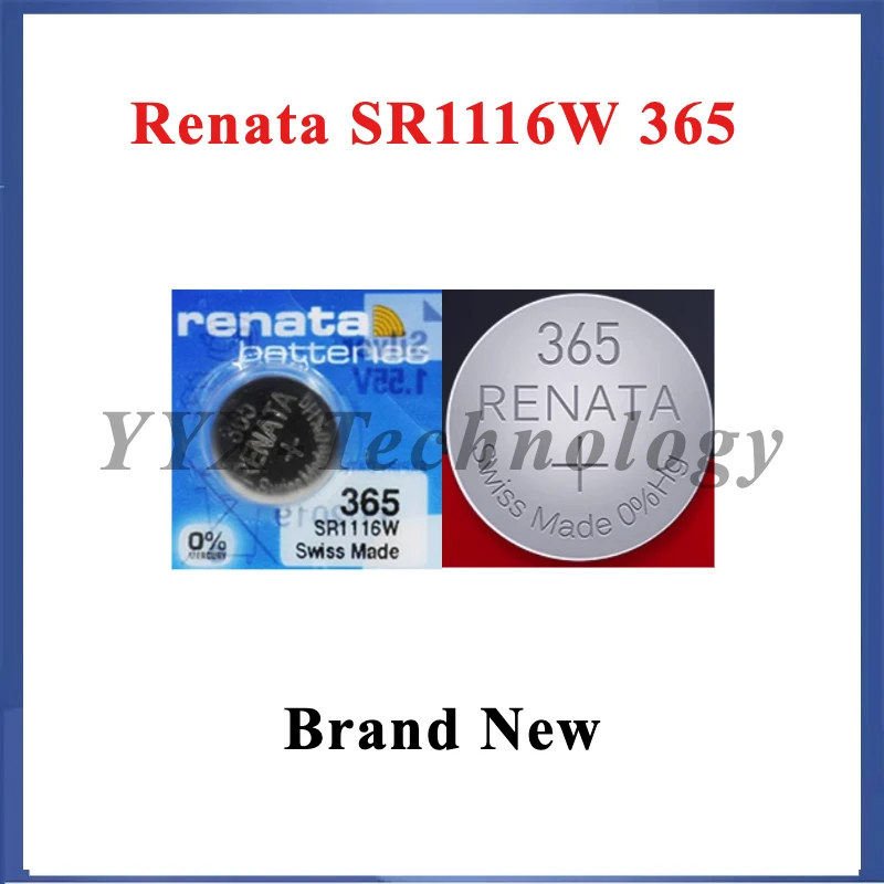 1 قطعة/الوحدة ريناتا SR1116W 365 مكثف البطارية السويسرية