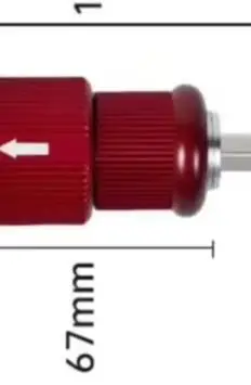 

Быстросъемный стержень для пилы с отверстиями 8,6 мм и шестиугольной ручкой. Подходит для металлических труб, деревянных, труб ПВХ и гипсокартонов.