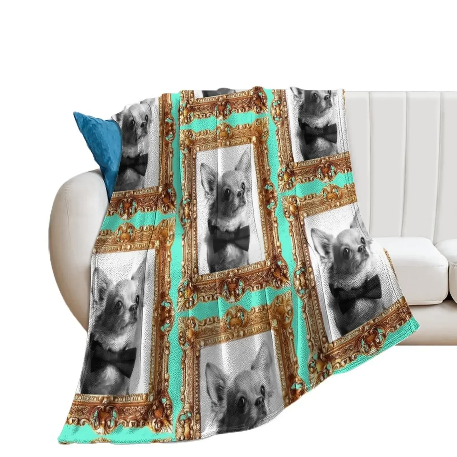 Mr. Chihuahua Throw Blanket christmas gifts Nap Blankets