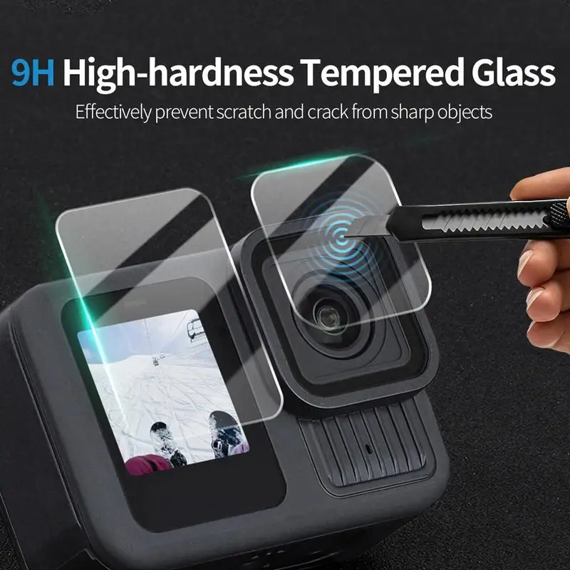 Screen Protector Voor Actie Camera Gehard Glas Screen Cover Waterdichte Lcd Screen Protector Voor Sport Camera