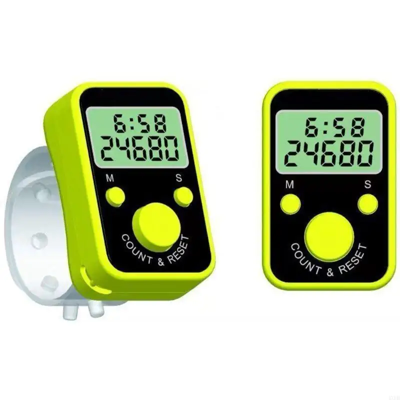 4xfd Finger Tally Counter Digital Electronic Tasbeeh Counters Lap Track Handheld Clicker Digits Display für Personen Muslime
