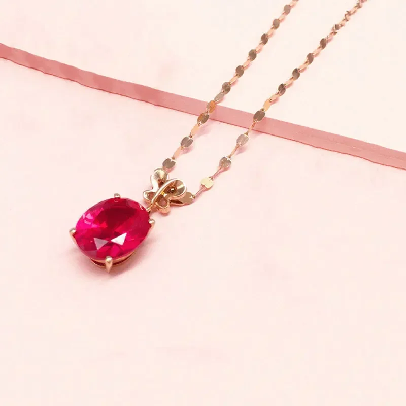 Ruby Oval Pendant: The Perfect Blend of Simplicity, Sophistication, and Timeless Appeal