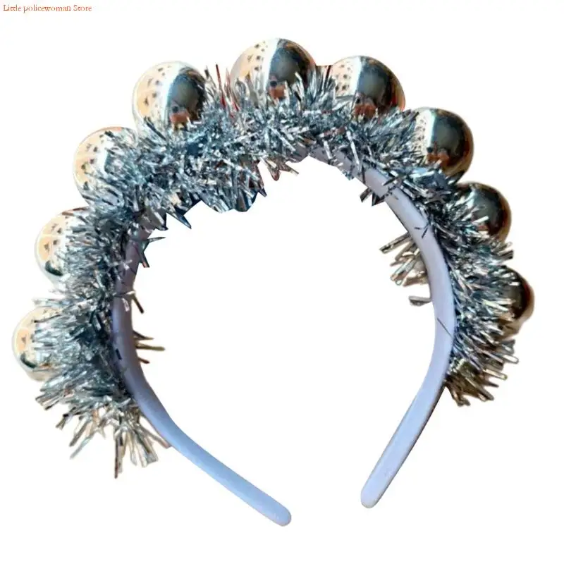 F92D Reusable Plastic Christmas Headpiece For Children Adults Theme