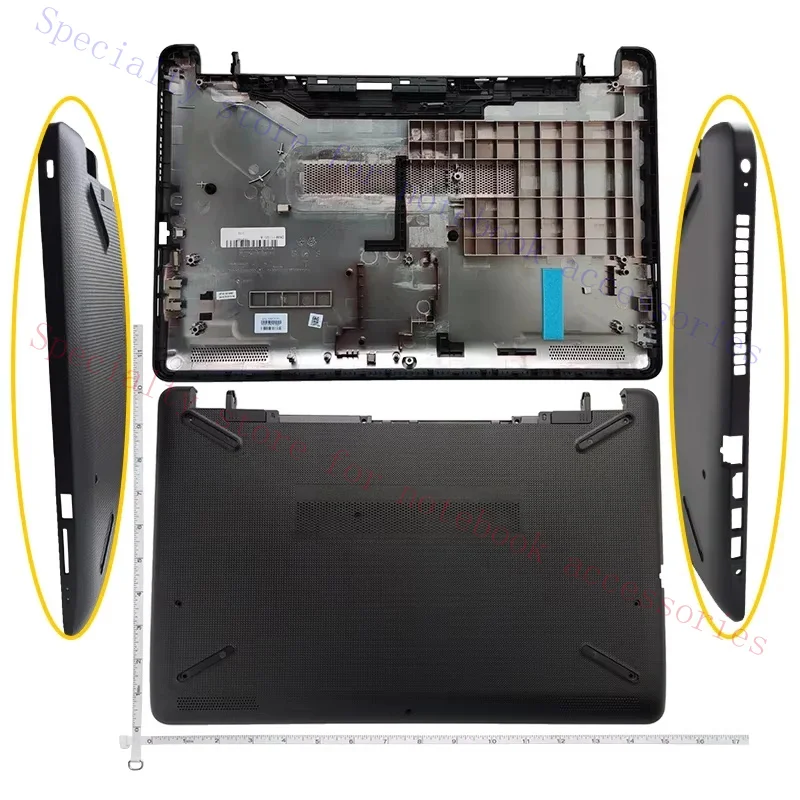 For HP 15-BS015DX 15-BS 15T-BR 15Q-BU 15T-BS 15-BW 250 G6 255 TPN-C129 TPN-130 Bottom Case Cover With optical drive port No feet