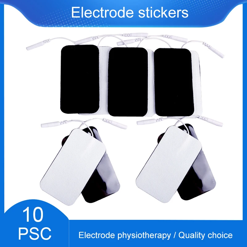 

10pcs Replacement Tens Electrode Pads for EMS Muscle Stimulator Acupuncture Electric Digital Therapy Machine Massager Patches