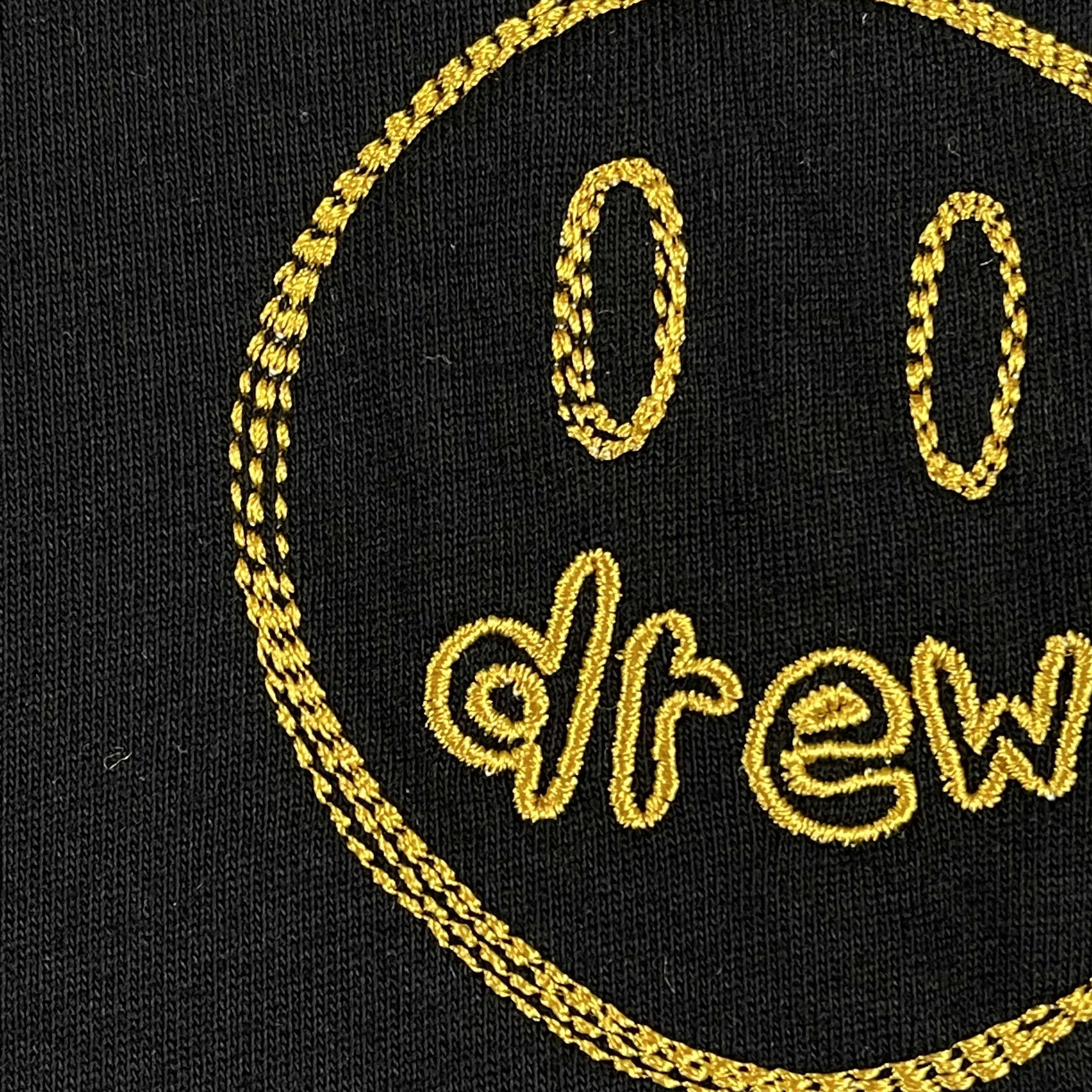 Drew House New Hot Sale Short-sleeved T-shirt with Logo Embroidered on the Chest Ropa Hombre