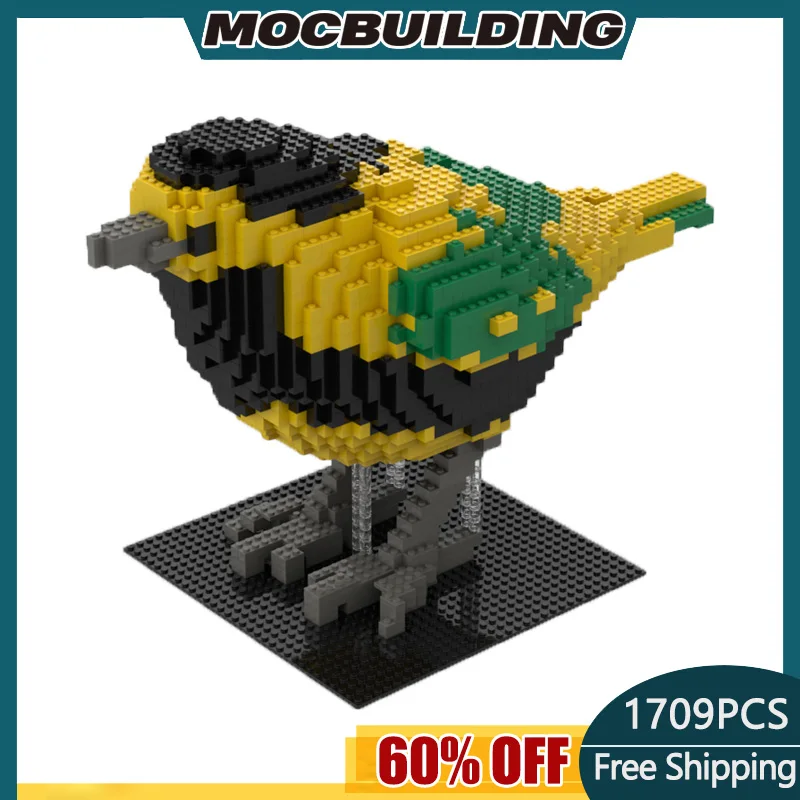 MOC Building Blocks Animal Bird Statue Model DIY Assembly Bricks Collection Display Creative Xmas Toys Holiday Gifts 1709PCS