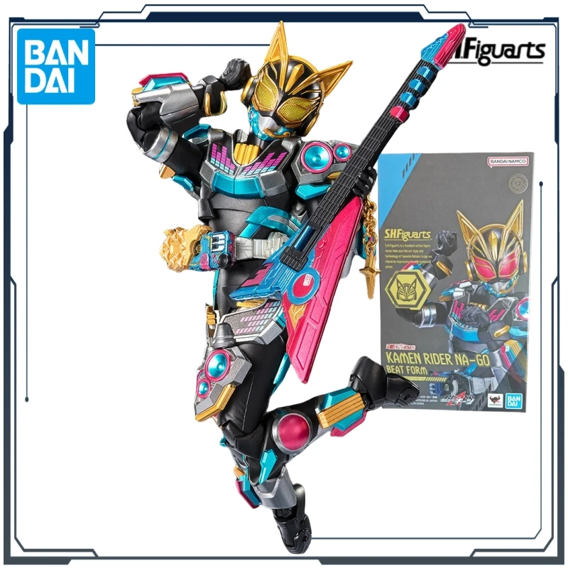 

Bandai Original SHF Kamen Rider Limited Series Kamen Rider Na-Go Beat Form Anime Figure Collectible Ornaments Gifts for Boys