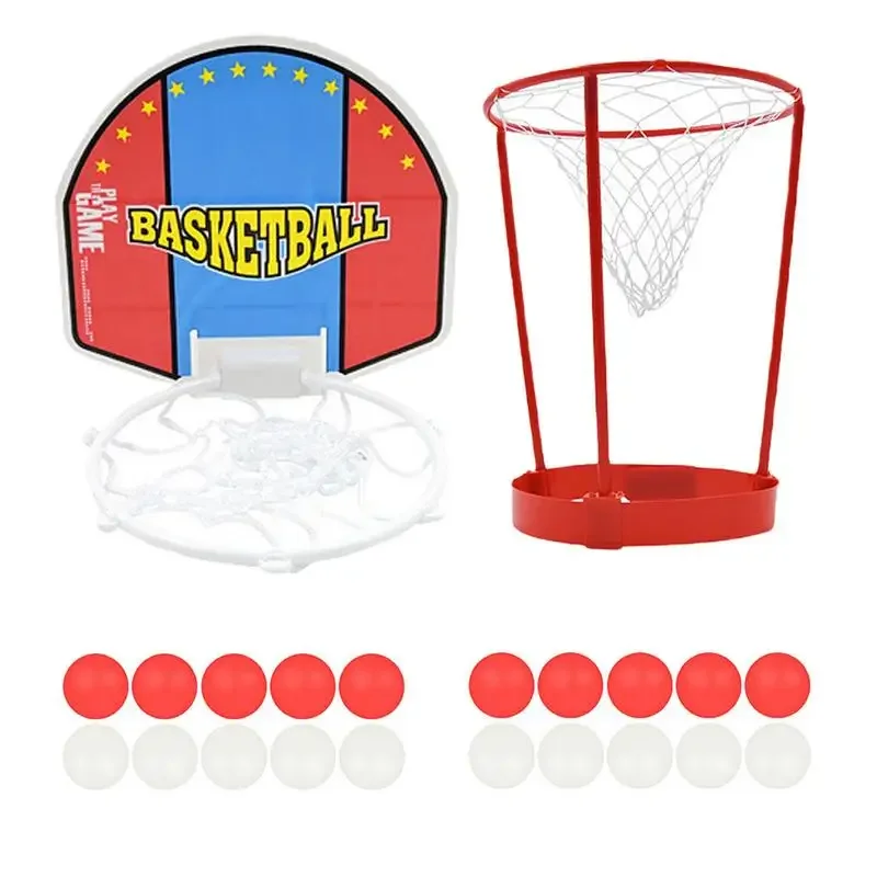 

2024 New Head Hoop Basketball Toy Adjustable Basket Net Ball for Kids Adults Party Game Activity Red Sports Toy Game Supplies