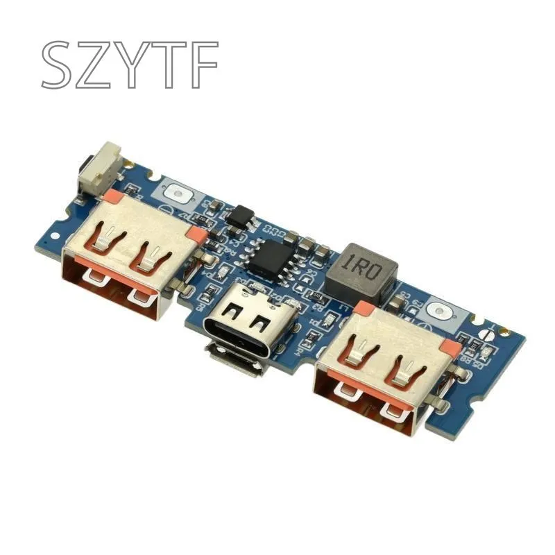 Micro/Type-C USB 5V 2.4A Dual USB 18650 Boost Battery Charger Board Mobile Power Bank Accessories For Phone DIY