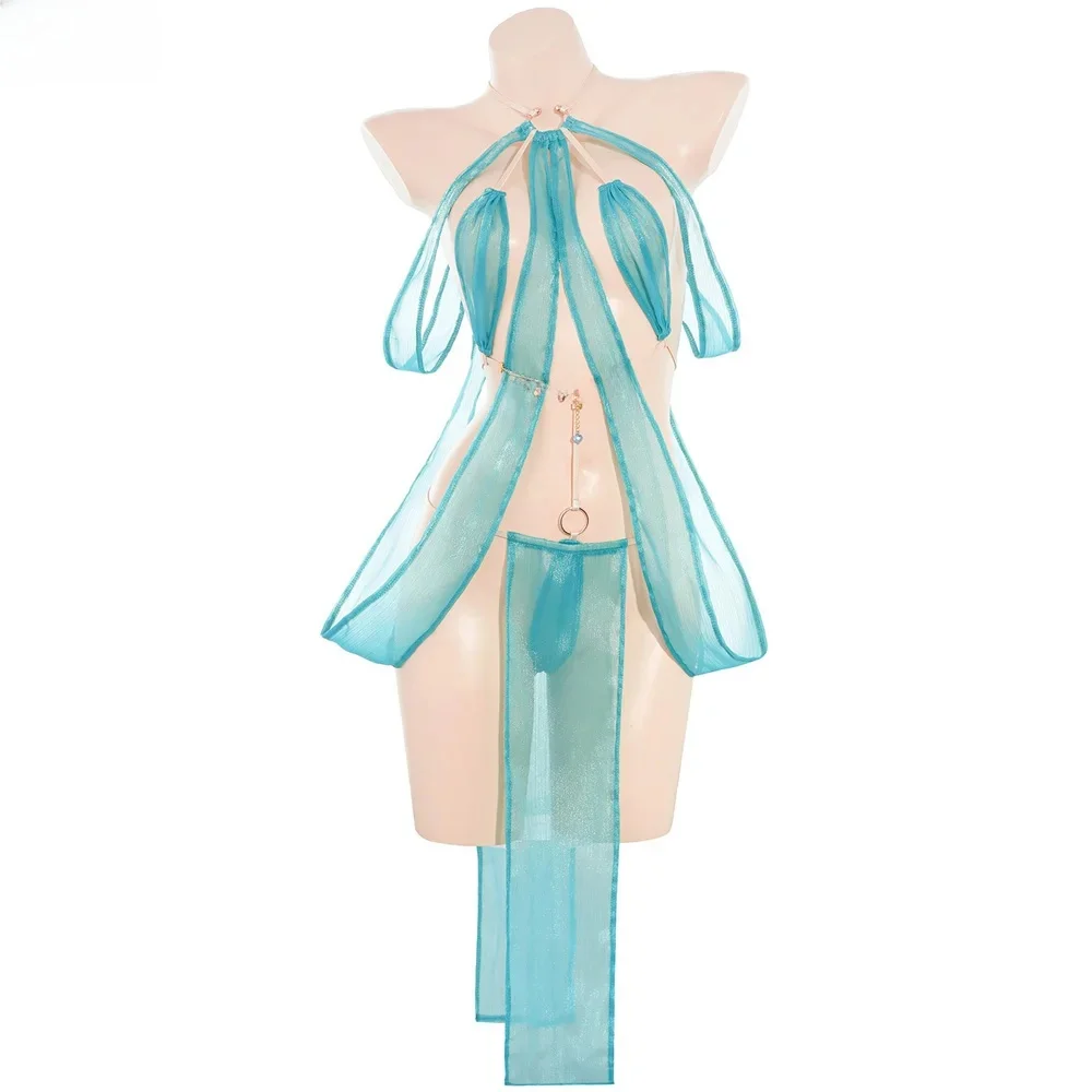 

Erotic Sexy Chinese Hanfu Goddess Western Regions Dancer Dress Sexy Lingerie Women Temptation Pajamas Outfits Erotic Costumes