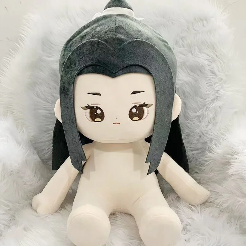 40CM Grandmaster of Demonic Cultivation MDZS Lan Wangji Soft Plush Doll Body Dress Up Stuffed Toys Sitting Posture Figures