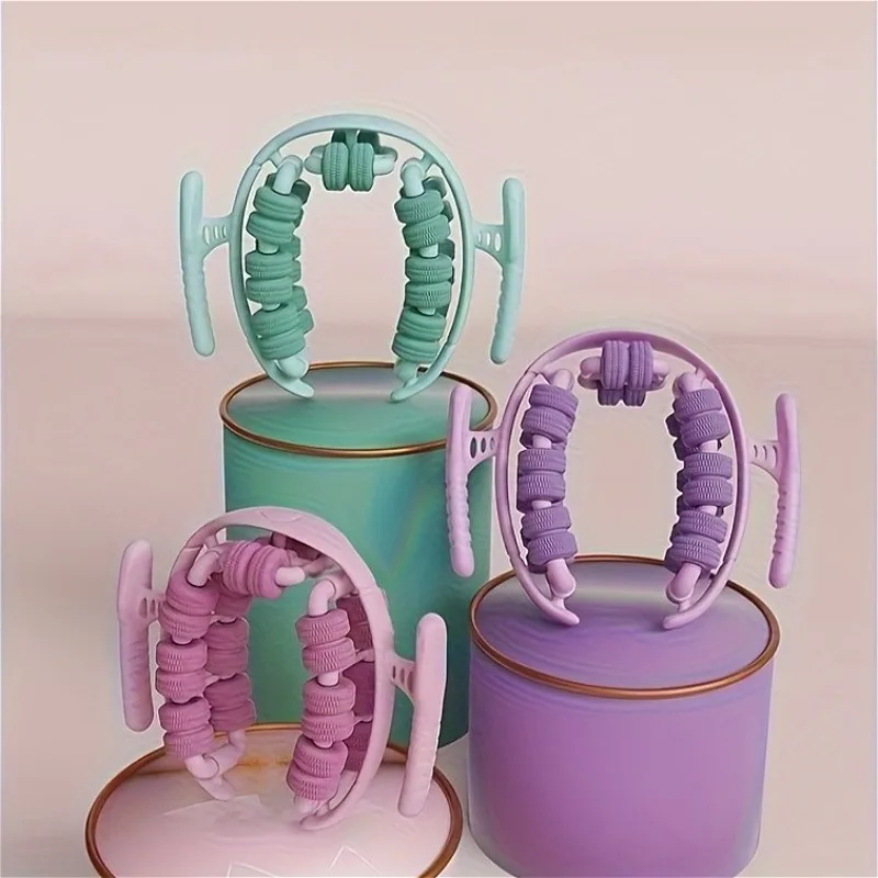 

1pc Multi-Function 6 - in - 1 Leg Massager - 28 Massage Heads, Ergonomic Home Use, Pink/Purple/Black, Ideal Gift for Women's Day