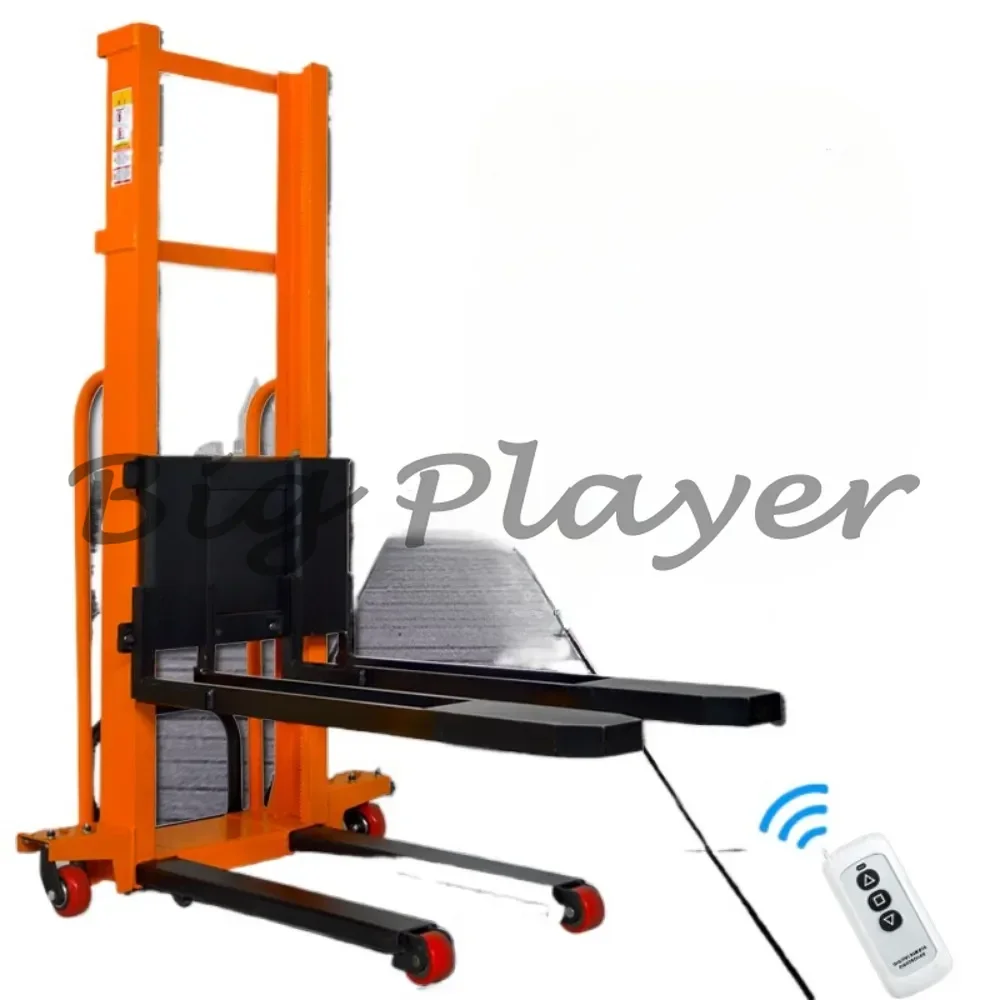 

Electric Forklift Remote Control Portable Small Automatic Unloading Stacker